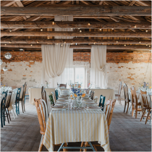 wedding setup at wonderinn property 