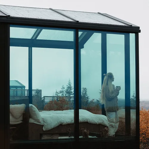 WonderInn Ártico: ¡mira auroras boreales desde la cama!