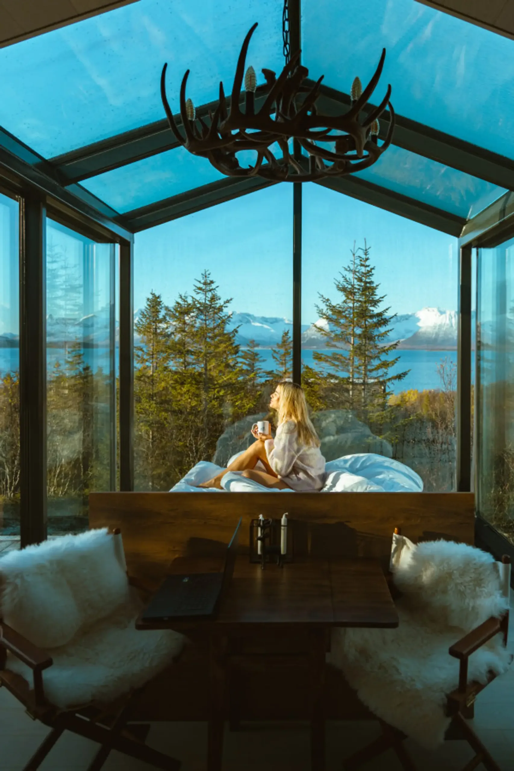 Cloud 9 Glass Roof Cabin at WonderInn Arctic